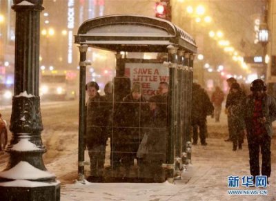 ​芝加哥遭遇暴风雪袭击