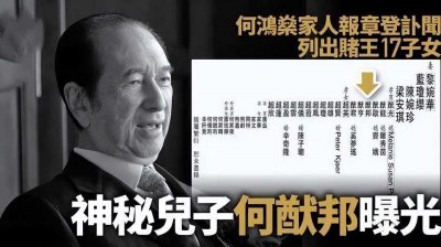 ​90后的他经历了什么？梁安琪之子何猷邦，被何鸿燊藏了近30年