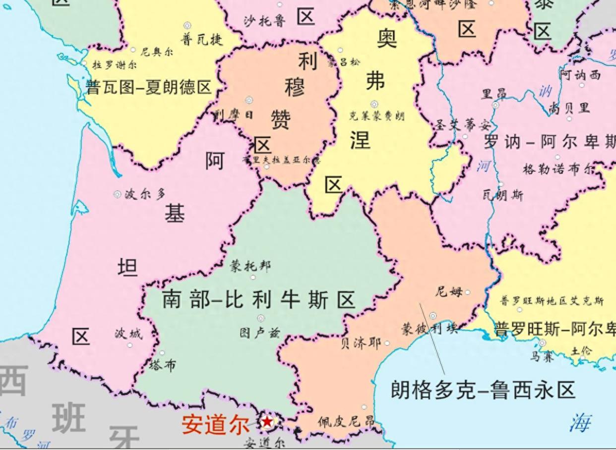 法国系列地图