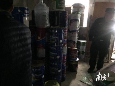 ​材料店存了10桶天拿水！龙岗警方全面排查安全隐患