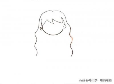 ​每天学一幅简笔画--可爱的小公主简笔画