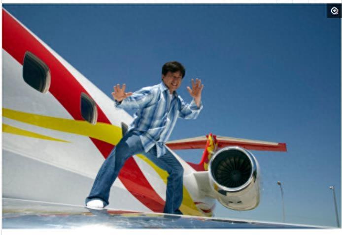 成龙的私人飞机，真是高大上啊