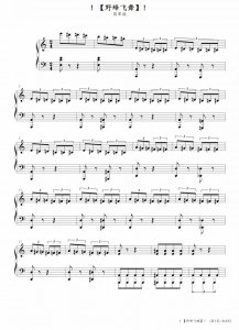 ​野蜂飞舞，简单版，马克西姆，曲谱分享