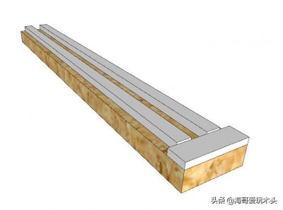 ​木工辅具：圆木棒手工制作推台