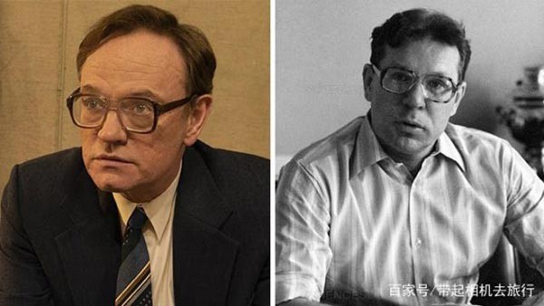 切尔诺贝利事谢比纳原型 演员和历史真实人物原型照片对比