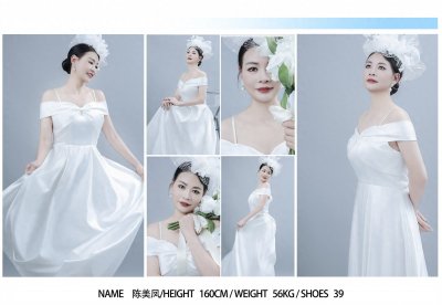 ​新人模特陈美凤：非凡魅力绽放光彩