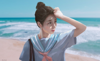 ​中秋节古风签名带繁体字