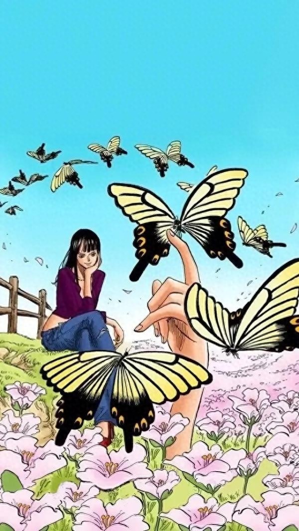 分享一组海贼王妮可罗宾精美壁纸