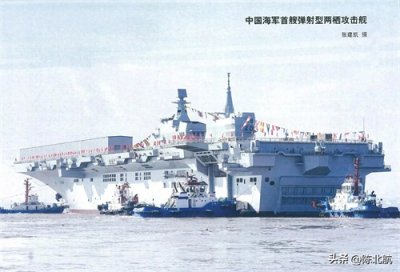 ​强成这样子，076型你跟我说你只是“两栖攻击舰”？