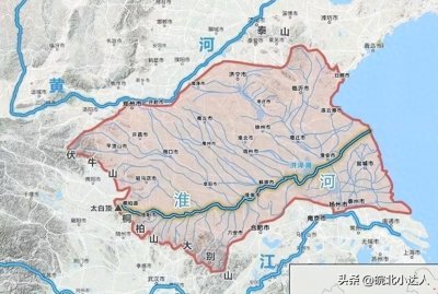 ​黄河边上的郑州和长江边上的扬州，竟然都属于淮河流域