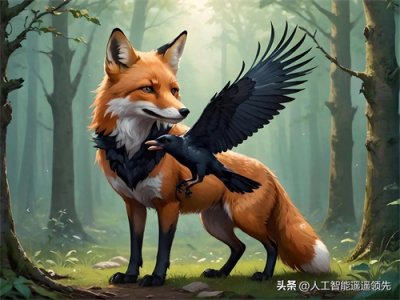 ​动物寓言:乌鸦和狐狸的故事