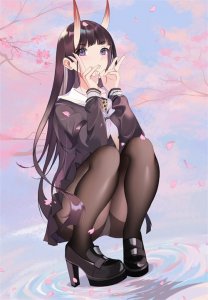 ​五张惊艳的动漫美女手机壁纸，错过真的可惜了