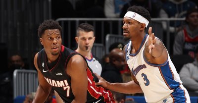 ​比尔27+8洛瑞空砍三双 奇才加时险胜热火